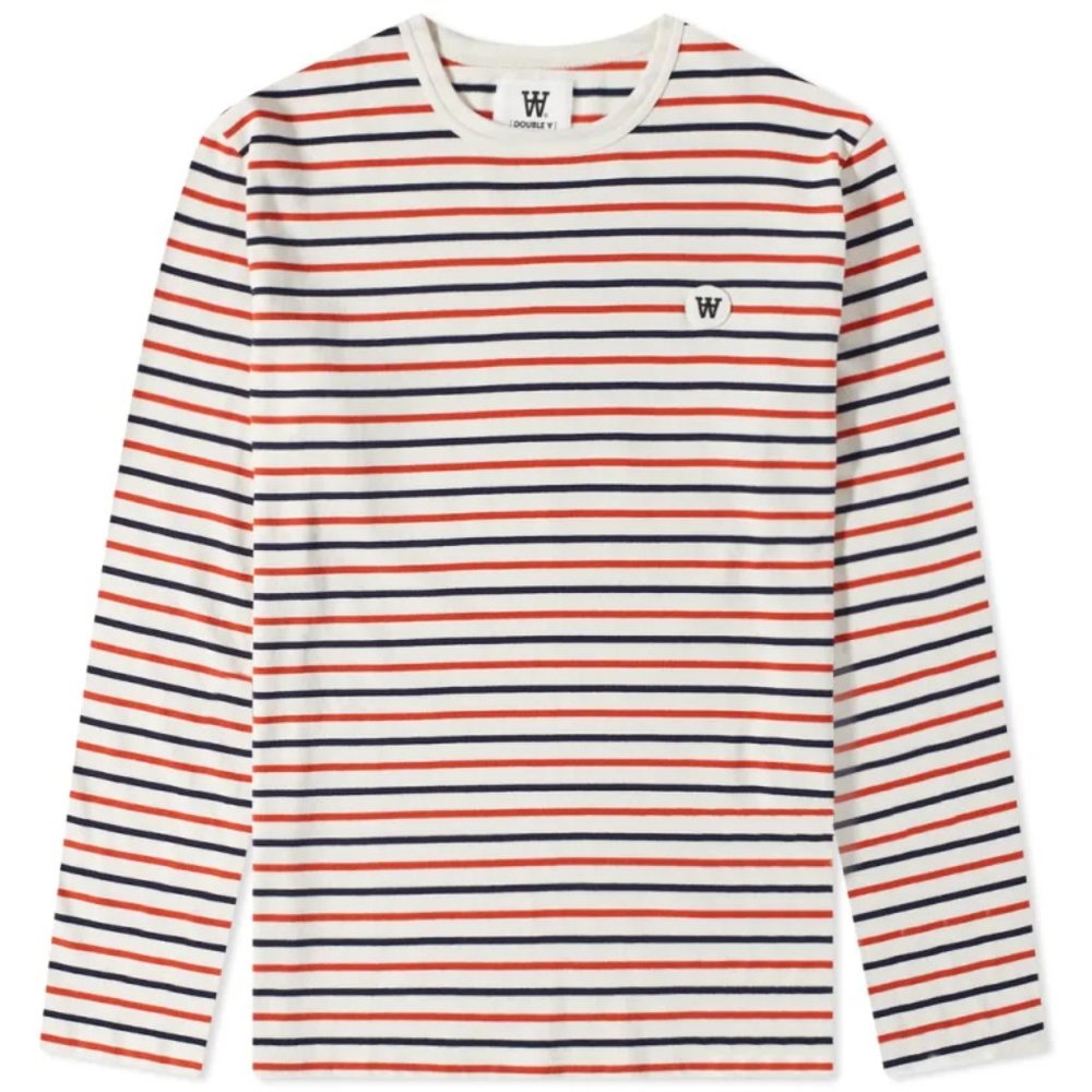 Striped Crewneck Shirt by Wood Wood - Picture 2 of 6